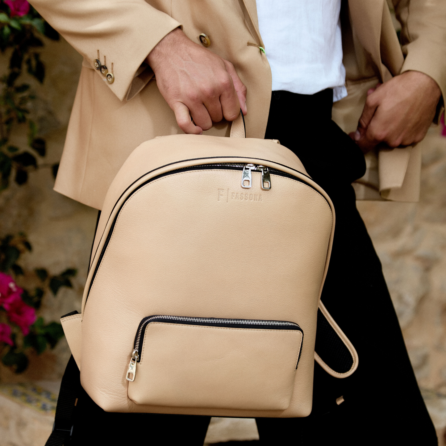 Monaco Backpack Beige