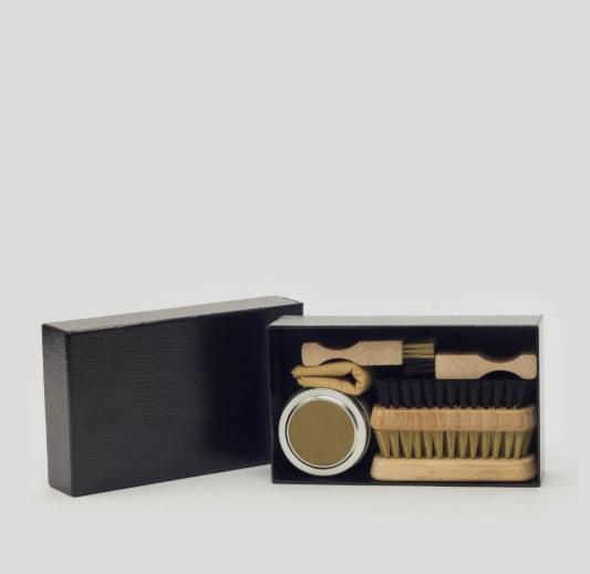 Leather Shoe Care Kit inside